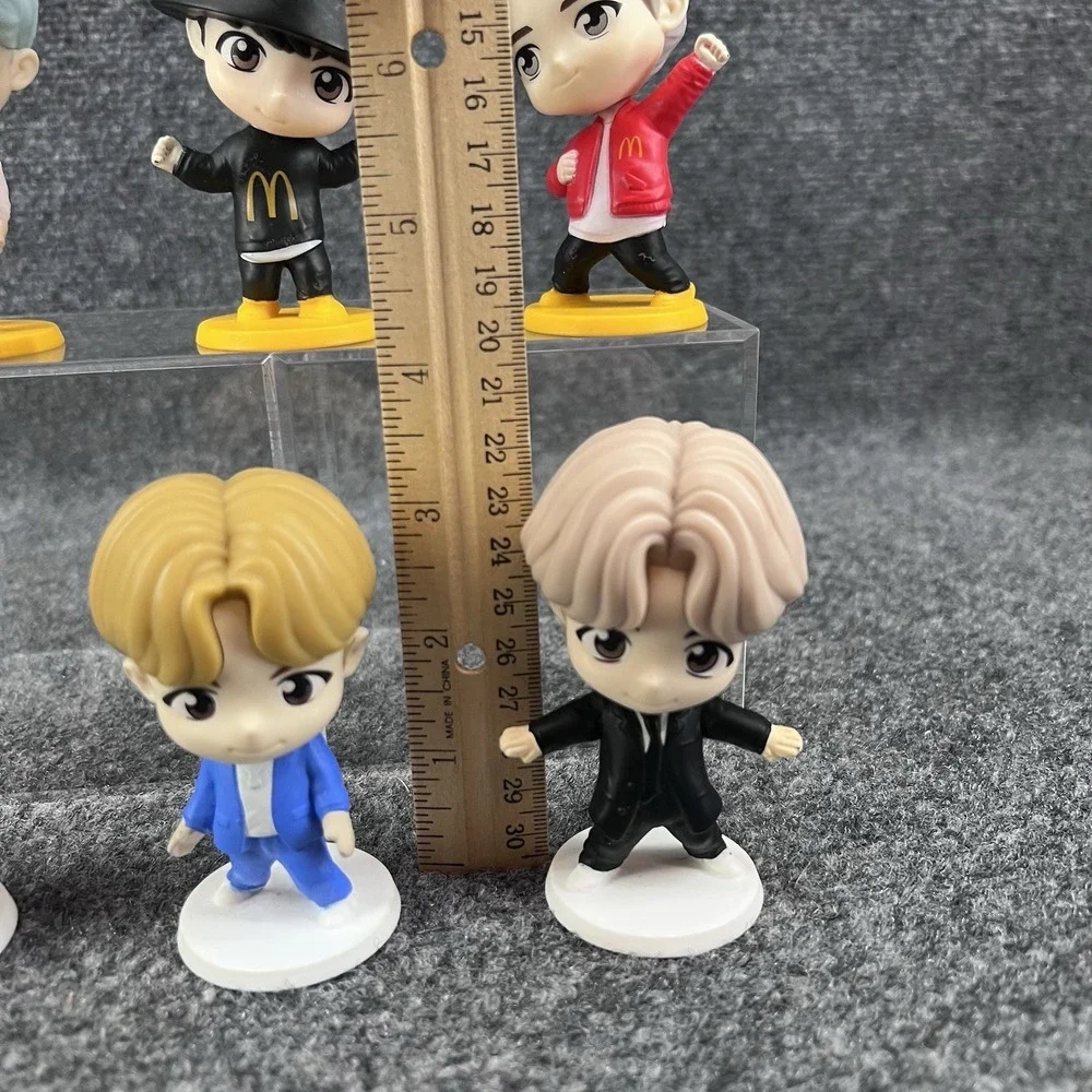 Lot Of 6 McDonald's Tiny Tan BTS 2025 Encore Happy Meal Toy Figures RM Suga Jung